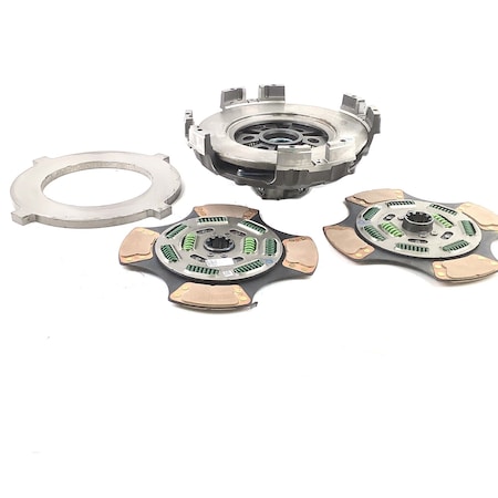 Eaton Clutch, Heavy-Duty, Ever Tough Manual Adjust, 15.5 In., 2 In.-10 Spline 108935-51AM